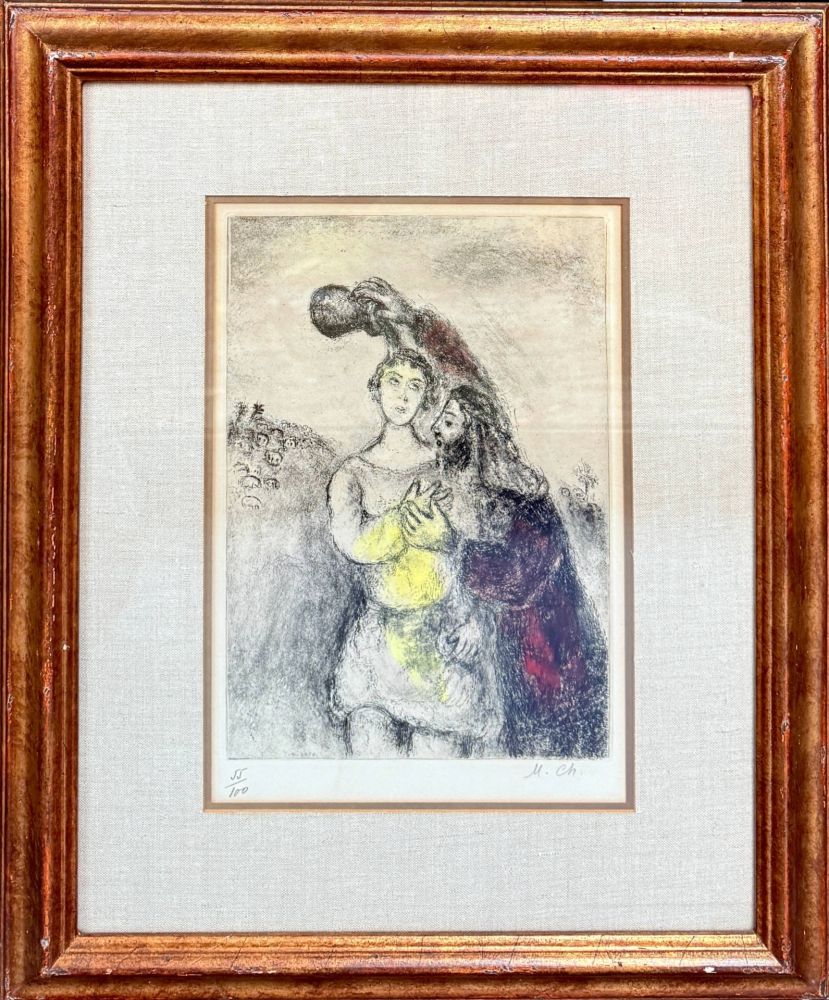 エッチング Chagall - The Anointing of Saul