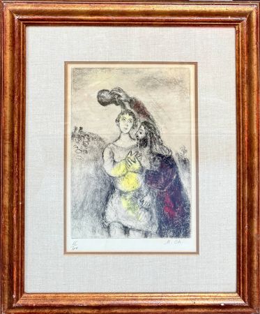 エッチング Chagall - The Anointing of Saul