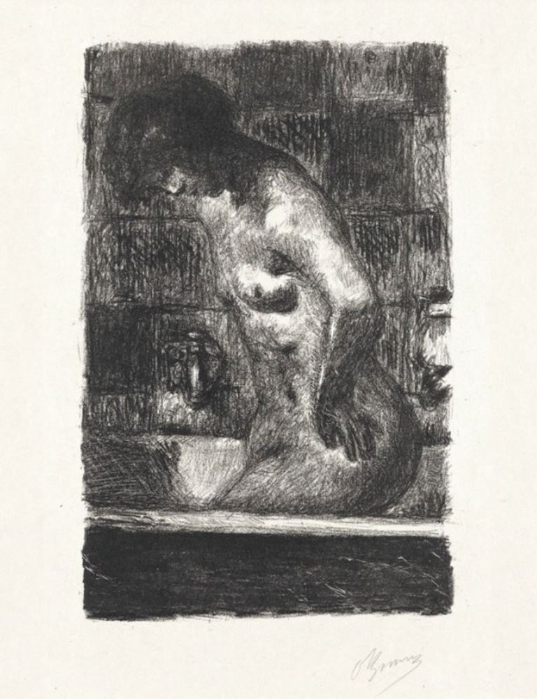 彫版 Bonnard - The Bathers
