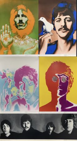 リトグラフ Avedon - The Beatles (5 lithographs)