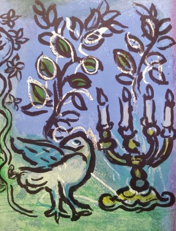 リトグラフ Chagall - The Candlestick