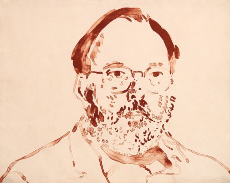 リトグラフ Hockney - The commissioner