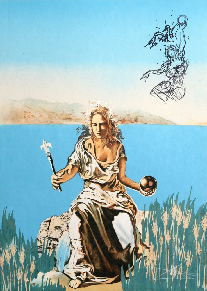 リトグラフ Dali - The Coronation of Gala (The Empress)