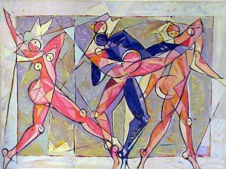 リトグラフ Kahn - The Dance