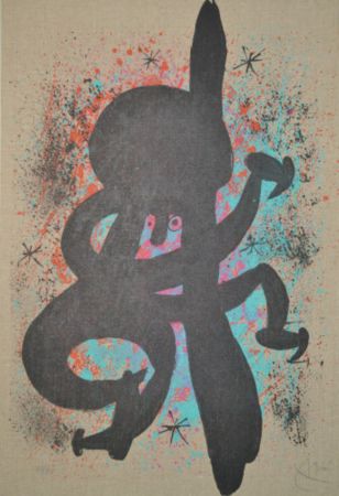 リトグラフ Miró - The Feverish Eskimo - M637