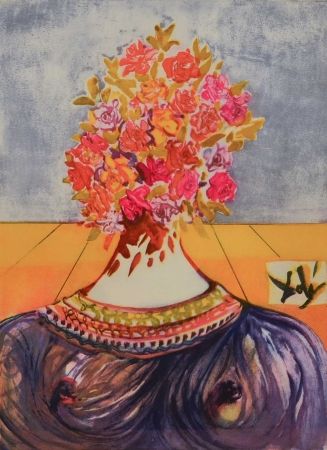 リトグラフ Dali - The Flowering of Inspiration (Gala en flours)