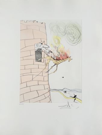 エッチング Dali - The Great Inquisitor Expels the Saviour