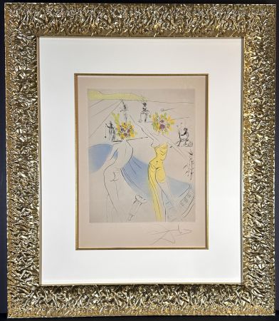 彫版 Dali - The Hippies Flower Woman at The Piano