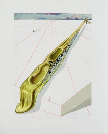 木版 Dali - The Inferno, Canto 14 - Blasphémateurs