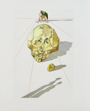 木版 Dali - The Inferno, Canto 23 - Le Supplice de hypocrites