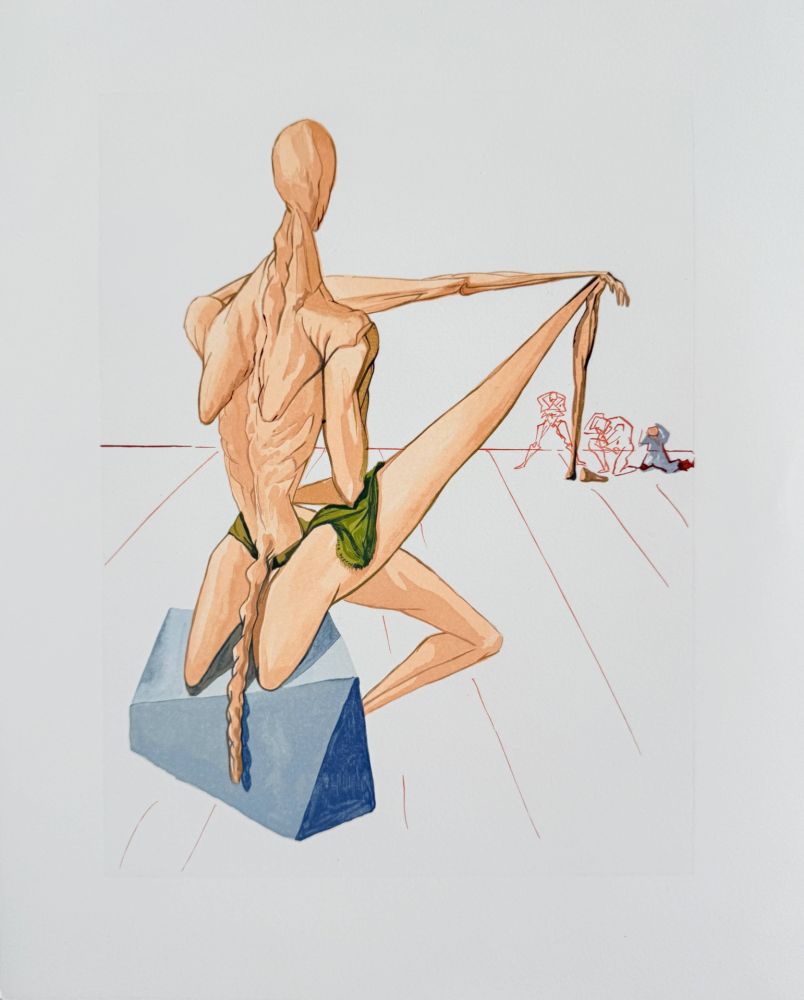 木版 Dali - The Inferno, Canto 5 - Minos