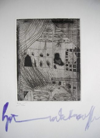 エッチング Hundertwasser - The international avant garde 4