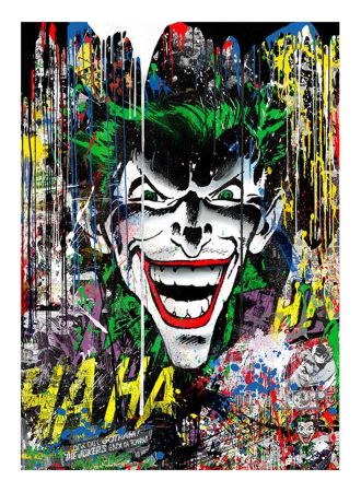 シルクスクリーン Mr Brainwash - The Joker