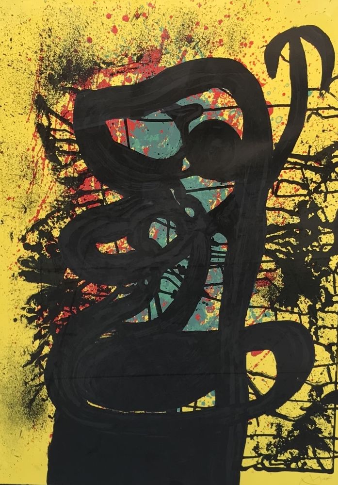 リトグラフ Miró - The Lace Maker (La Dentelliere)