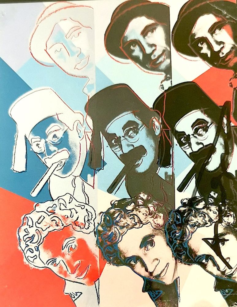 オフセット Warhol - The Marx Brothers - invitation