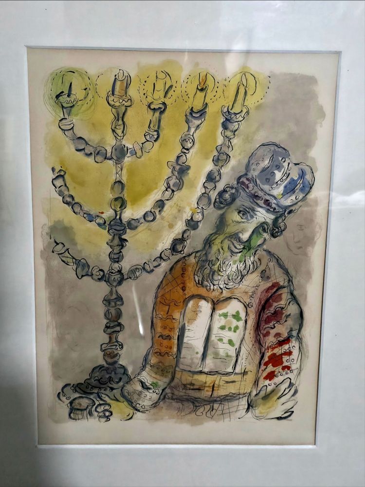 リトグラフ Chagall - The Mission of Bezaleel - The story of Exodus 1966