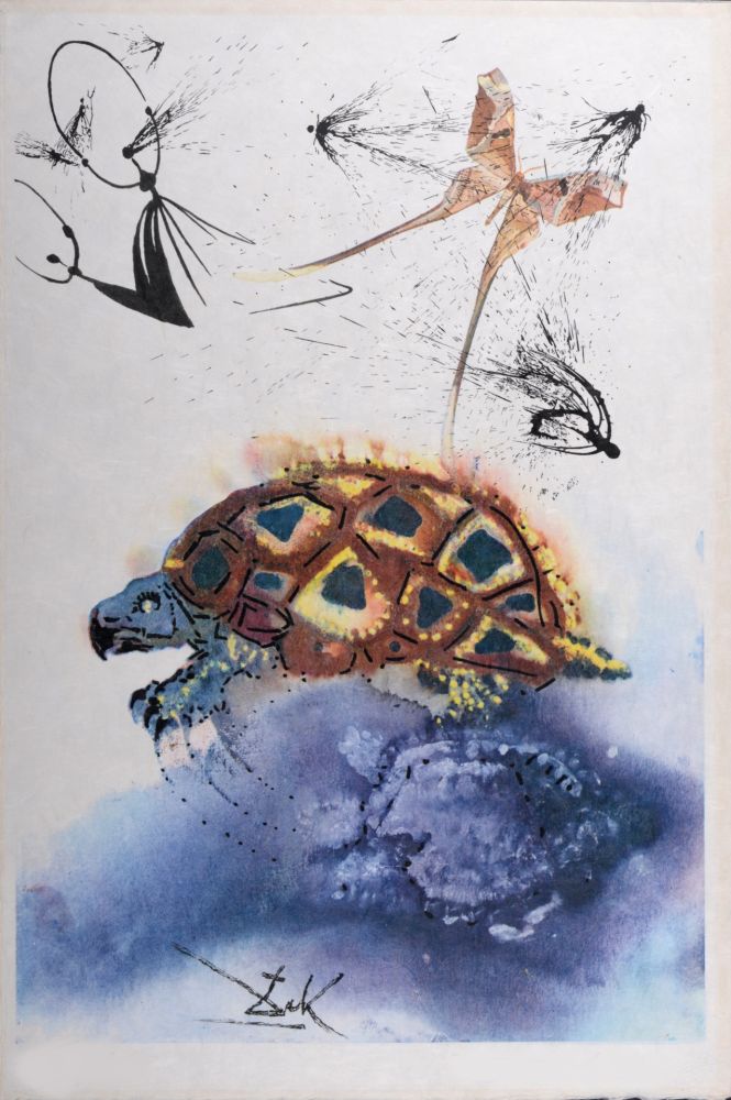 輪転グラビア印刷 Dali - The Mock Turtle's Story, 1969