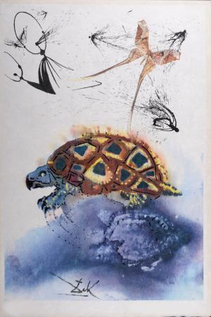 輪転グラビア印刷 Dali - The Mock Turtle's Story, 1969