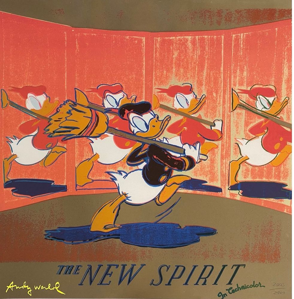 オフセット Warhol - The New Spirit (Donald Duck),