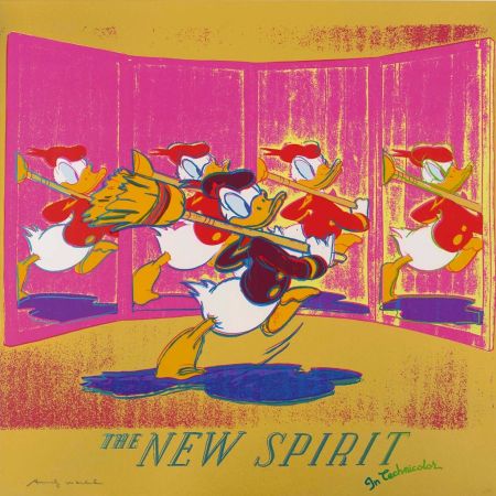 シルクスクリーン Warhol - The New Spirit (Donald Duck), II.357 from ADS Portfolio