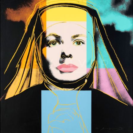 シルクスクリーン Warhol - The Nun, Ingrid Bergman (FS II.314)
