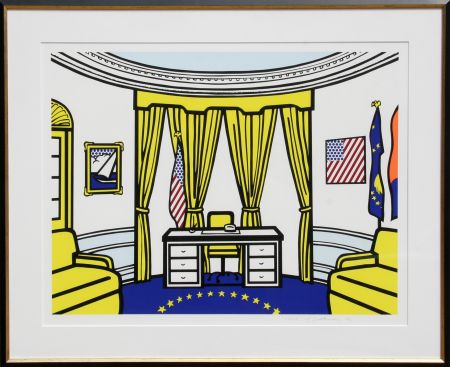 シルクスクリーン Lichtenstein - The Oval Office