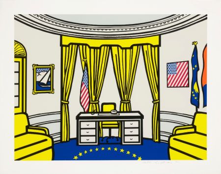 シルクスクリーン Lichtenstein - The Oval Office
