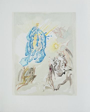 木版 Dali - The Paradise, Canto 26 - Dante Recovers his Sight