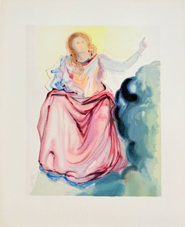木版 Dali - The Paradise, Canto 4 - Beatrice