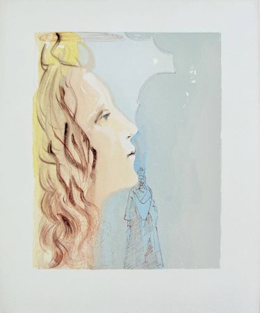 木版 Dali - The Paradise, Canto 8 - La plus grande beauté de Béatrice