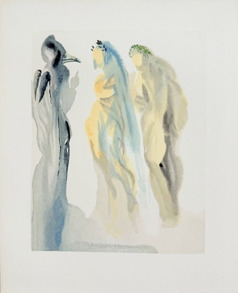 木版 Dali - The Paradise, Canto 9 - The Sphere of Venus