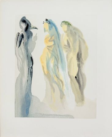 木版 Dali - The Paradise, Canto 9 - The Sphere of Venus