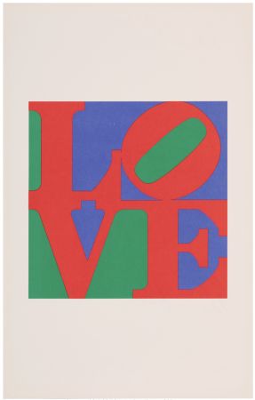 リトグラフ Indiana - The Philadelphia Love, 1975 - Hand-signed Portfolio