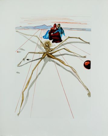木版 Dali - The Purgatory, Canto 17 - Leaving the Terrace of Anger