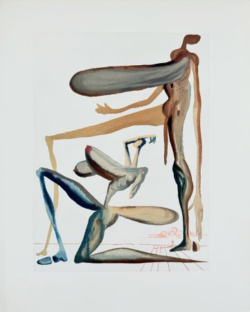 木版 Dali - The Purgatory, Canto 22 - Prodigality