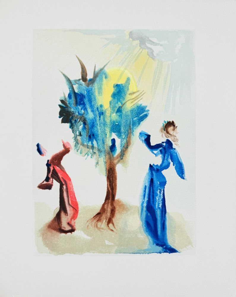 木版 Dali - The Purgatory, Canto 24 - The Tree of Penitence