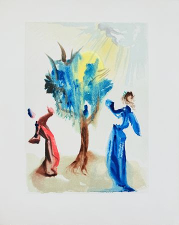 木版 Dali - The Purgatory, Canto 24 - The Tree of Penitence