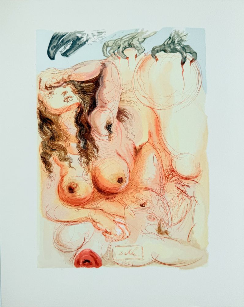 木版 Dali - The Purgatory, Canto 9 - The Dream
