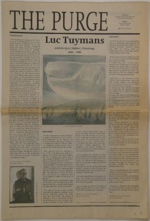 挿絵入り本 Tuymans - The Purge – schilderijen / Bilder / Paintings 1991 - 1998
