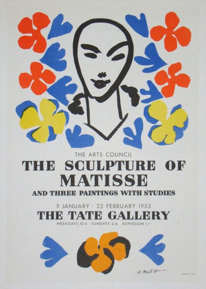 リトグラフ Matisse (After) - The Sculpture of Matisse