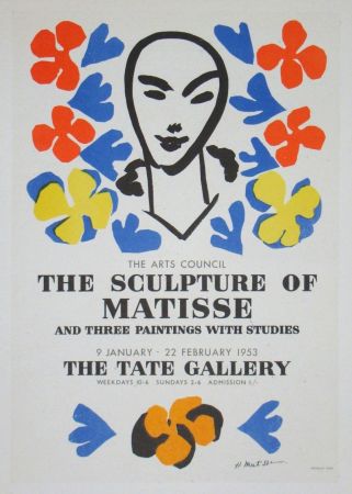 リトグラフ Matisse (After) - The Sculpture of Matisse