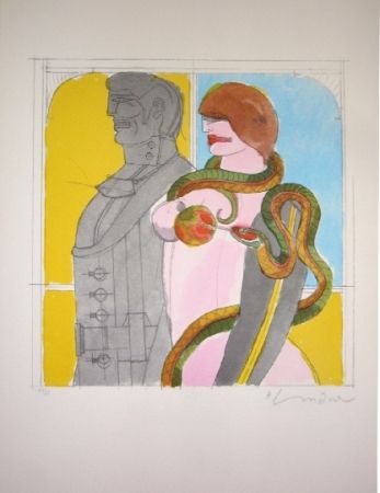 リトグラフ Lindner - The Snake 