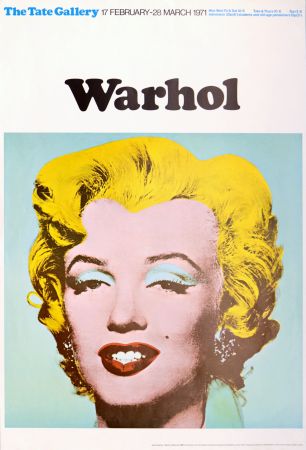 リトグラフ Warhol - The Tate Gallery - Marilyn Monroe, 1971.