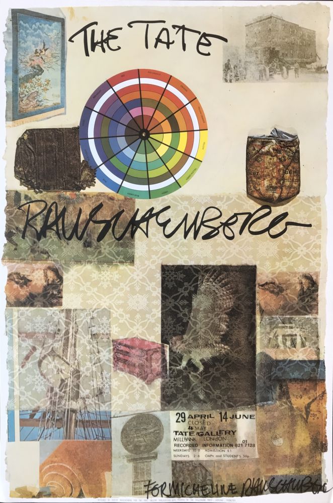 リトグラフ Rauschenberg - The Tate (Signed)