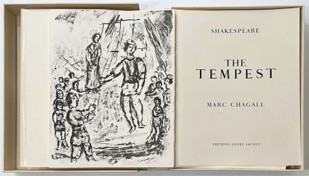 挿絵入り本 Chagall - The Tempest