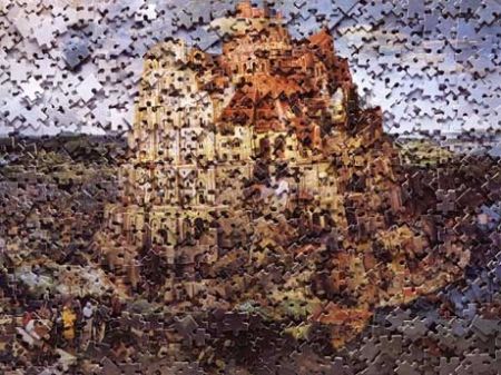 多数の Muniz - The Tower of Babel, after Pieter Breugal 