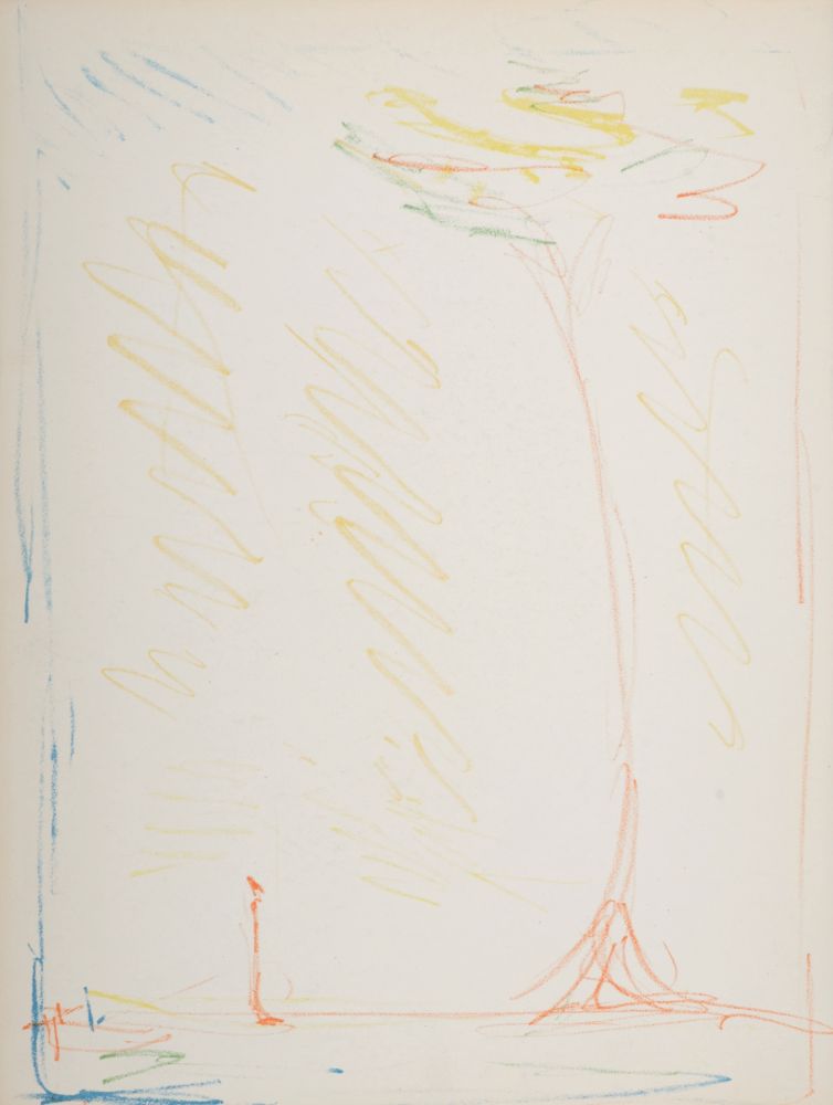 リトグラフ Giacometti - The Tree, 1952