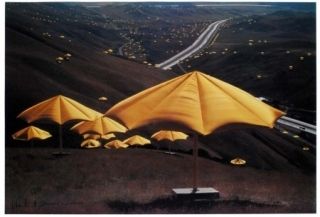 オフセット Christo - The Umbrellas, Japan - USA 1984-91 