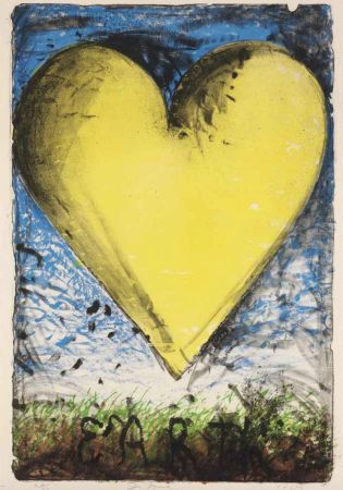 リトグラフ Dine - The Yellow Heart