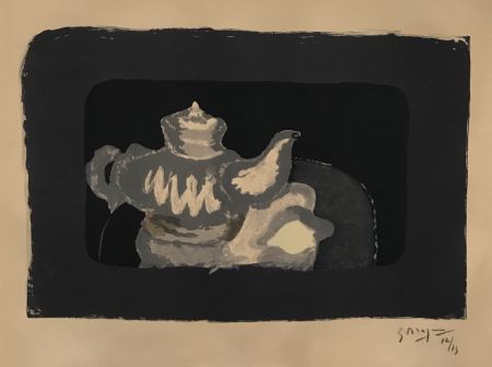 リトグラフ Braque - Theiere Grise (Gray Teapot)